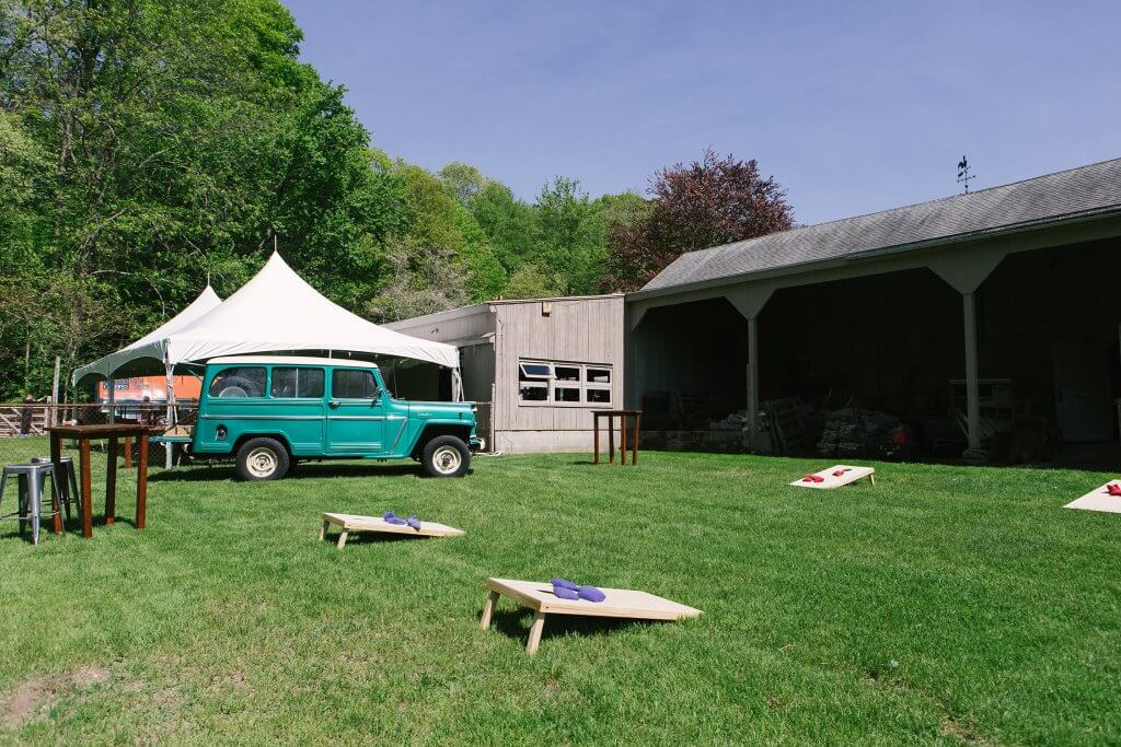 yard game corn hole for wedding setup tent rental company connecticut
